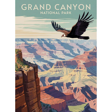 Grand Canyon National Park Puzzle Condor by MakeYourPuzzles